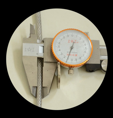 實(shí)測(cè)包膠鋼絲繩