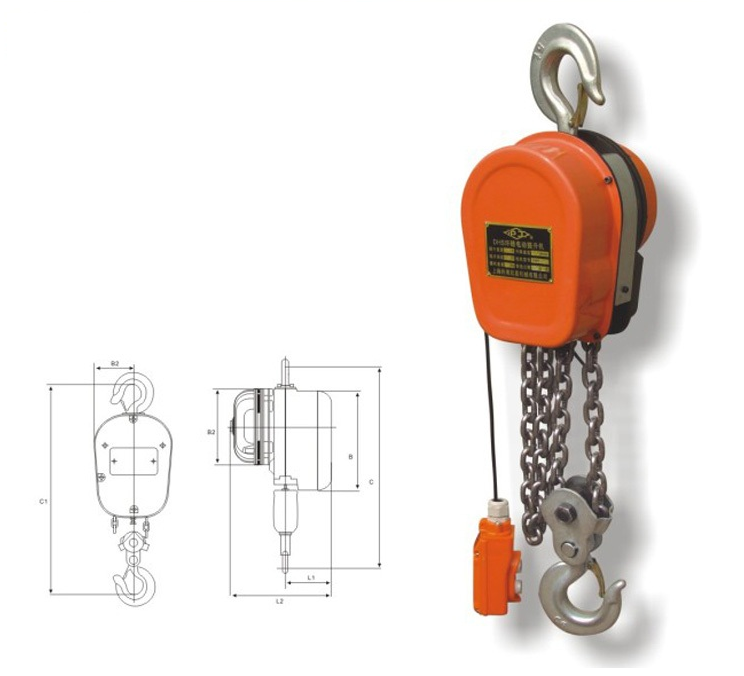 電動葫蘆平面圖