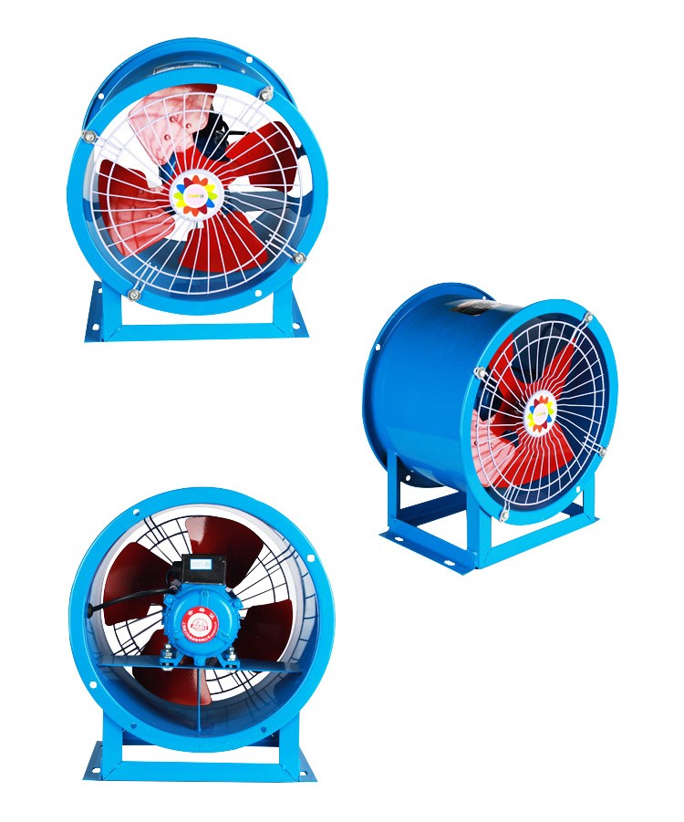 固定焊接底架通風機正面、側面、反面圖