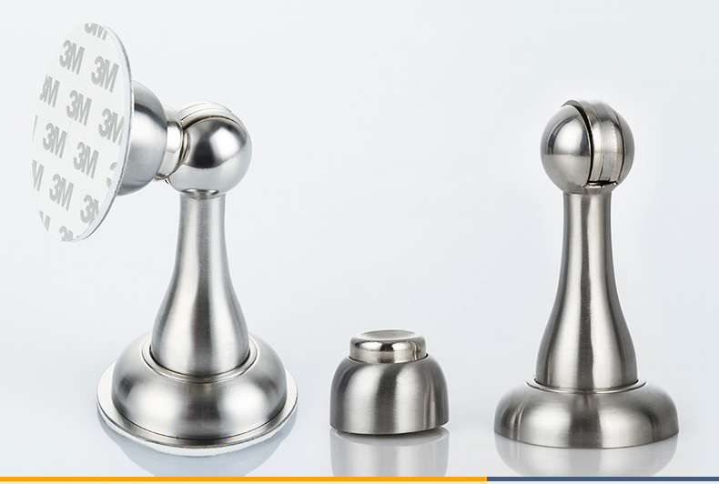 拉絲鋼門吸實(shí)拍圖