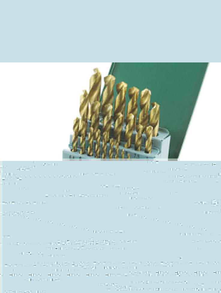 鍍鈦直柄麻花鉆組套鉆頭細節 鍍鈦直柄麻花鉆組套鉆頭細節