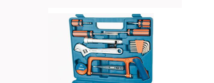 塑盒裝23件套家用工具組套上部分展示