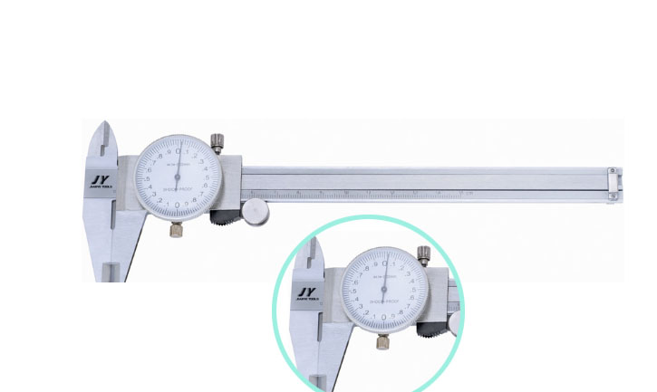 建業帶表卡尺0-300mm 高清卡盤