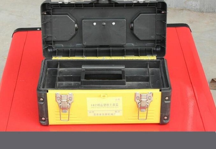 高檔手提塑鐵工具箱內襯圖