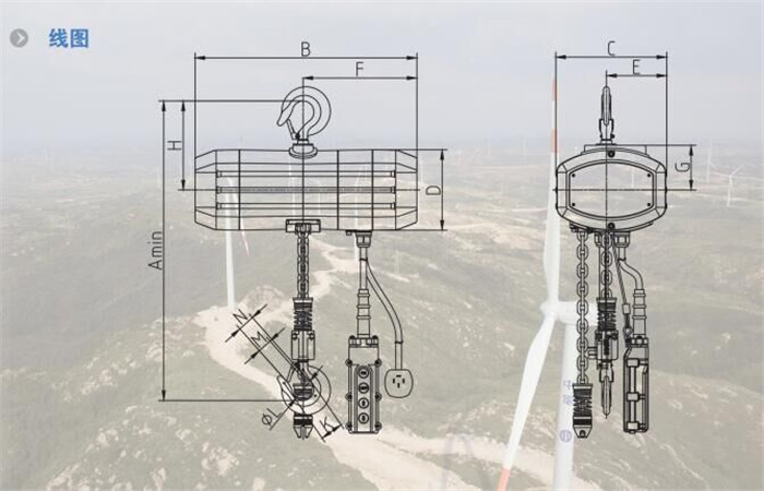電動葫蘆線圖 電動葫蘆線圖