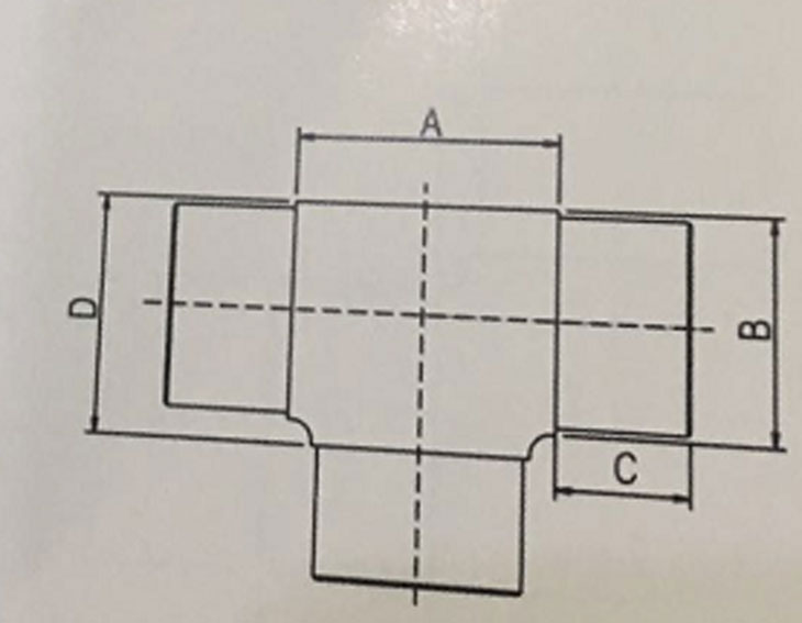 T型三通 結構圖
