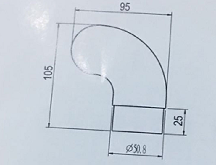 彎形扶手結構圖