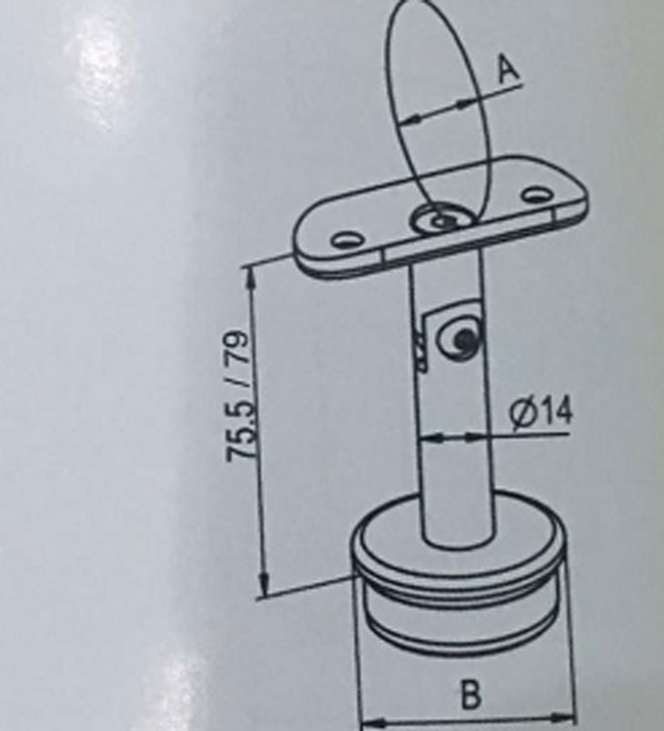平面管托結構圖