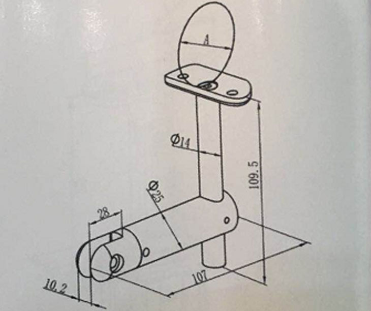固定管托結構圖