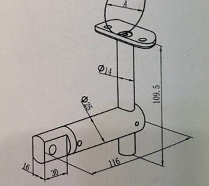 固定管托結構圖
