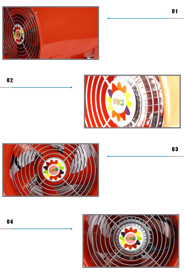 高溫軸流通風機細節圖