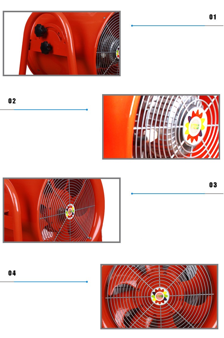手推式軸流通風機細節圖