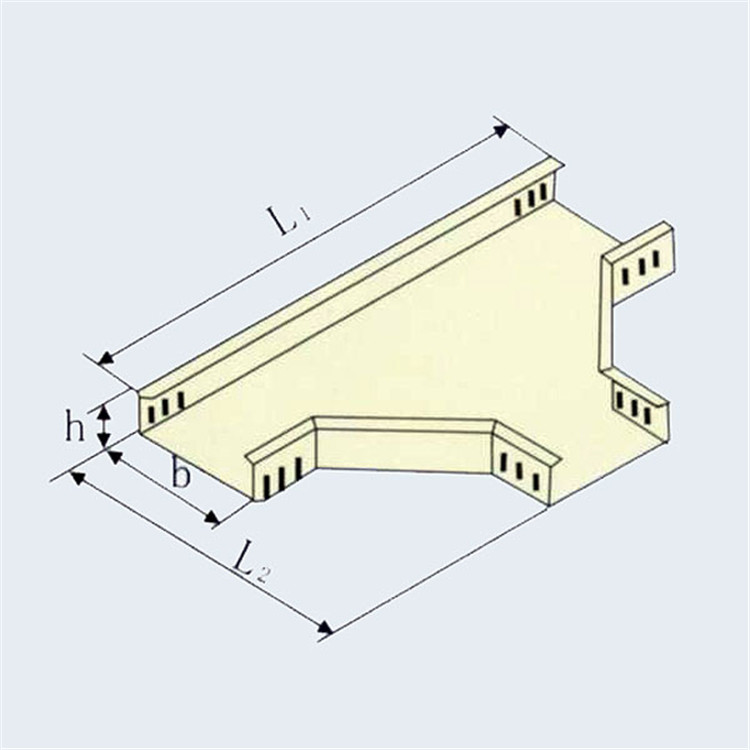 PF型大跨距托盤式水平三角電纜橋架 