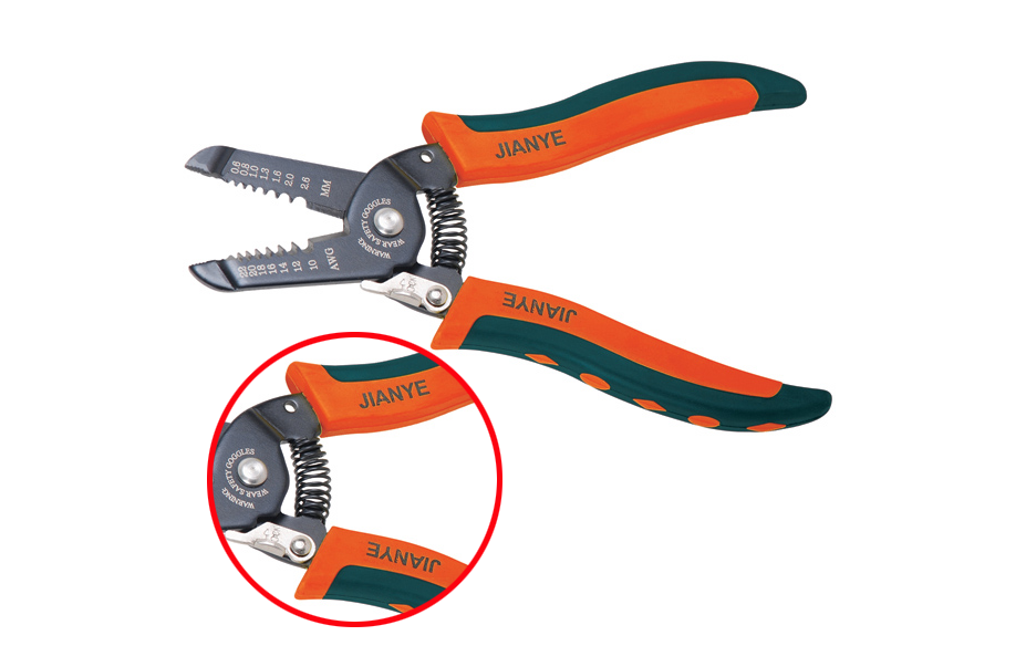 剝線鉗彈簧細節展示 剝線鉗彈簧細節展示